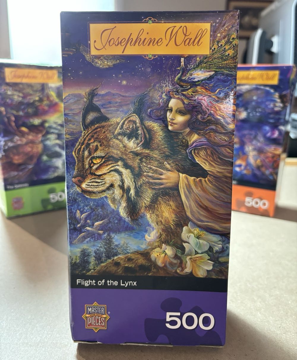 Masterpieces - Josephine Wall: Flight of the Lynx - MasterPieces puzzle collectible - Main Image 2