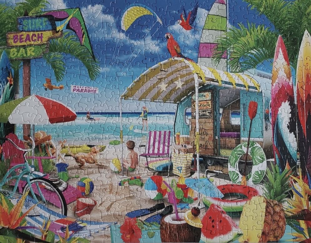 Beach Getaway - Vermont Christmas Company puzzle collectible [Barcode 819273024527] - Main Image 3