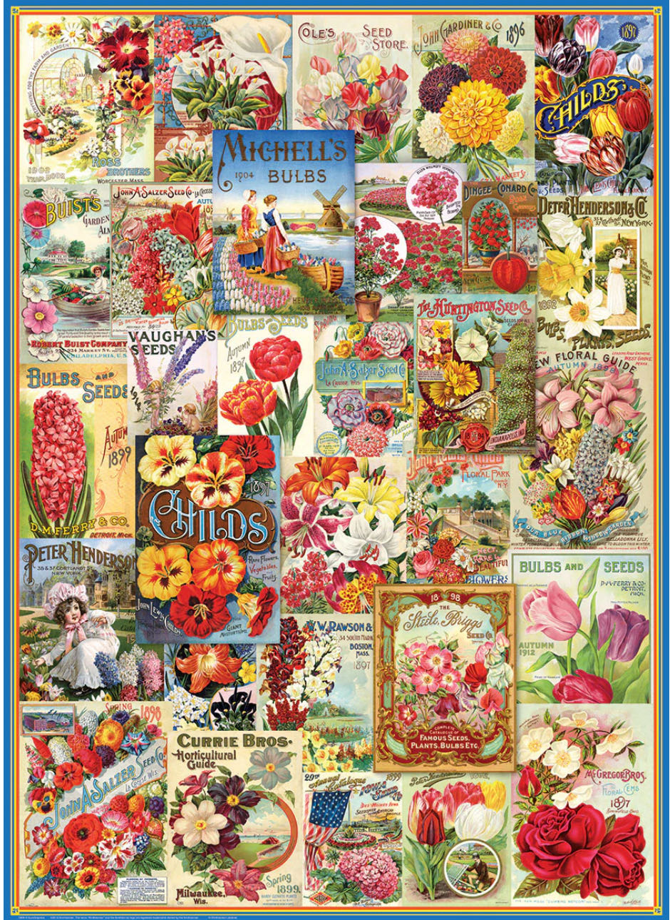 Flowers Seed Catalogue - Eurographics 🇨🇦 puzzle collectible - Main Image 2