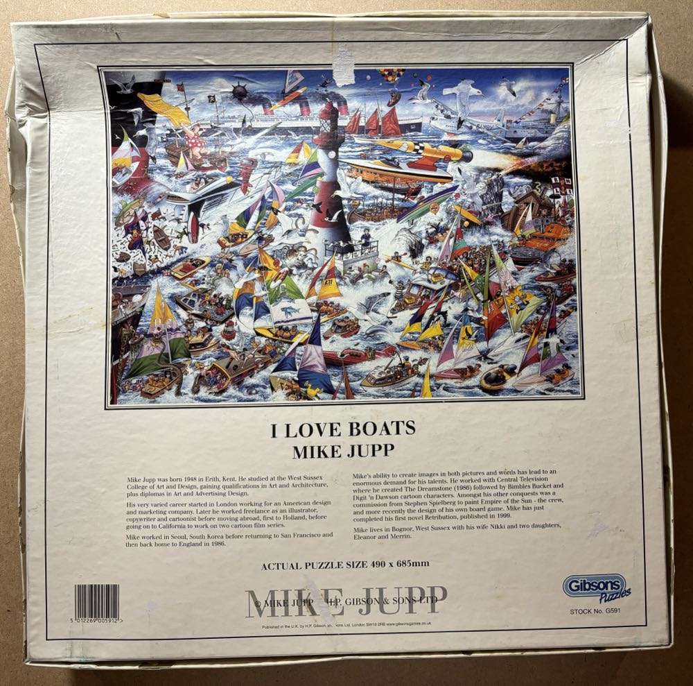 I Love Boats - Gibsons puzzle collectible - Main Image 2