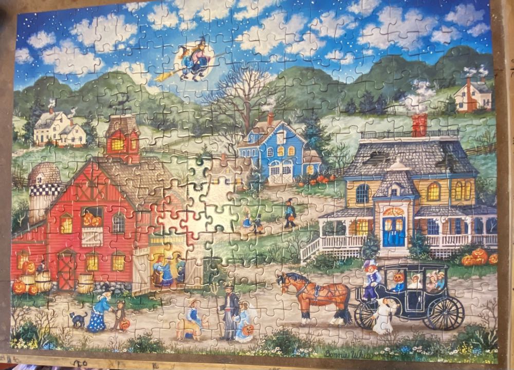 Halloween Hallabaloo - Master Pieces 🇨🇳 puzzle collectible [Barcode 705988334498] - Main Image 2