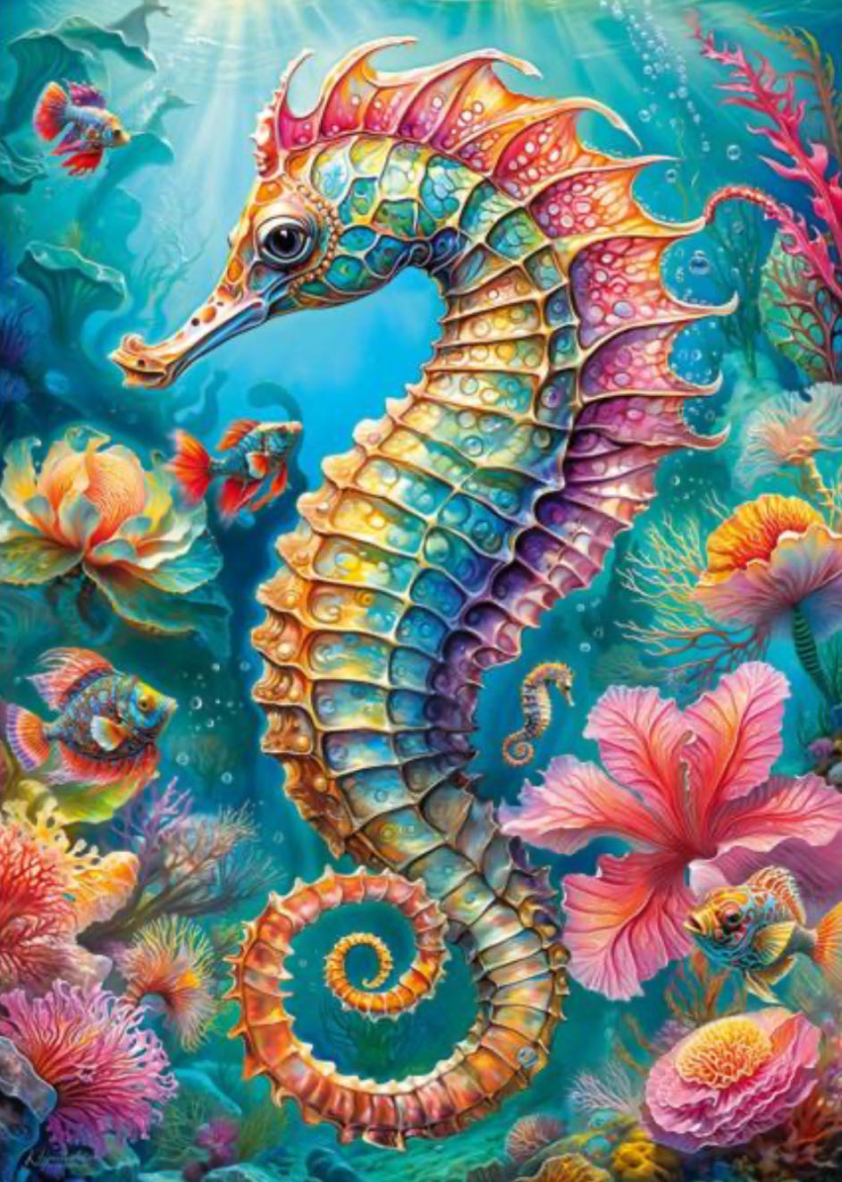 Seahorse - Cherry Pazzi puzzle collectible [Barcode 5903728730783] - Main Image 2