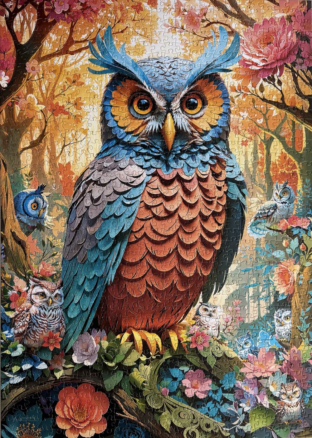 Quilled Owl - CherryPazzi puzzle collectible [Barcode 5903728730776] - Main Image 2