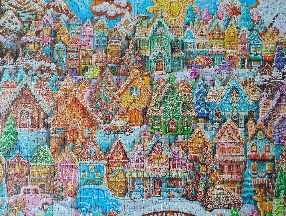 Christmas Cookie Village - Ravensburger puzzle collectible [Barcode 4005555012672] - Main Image 2