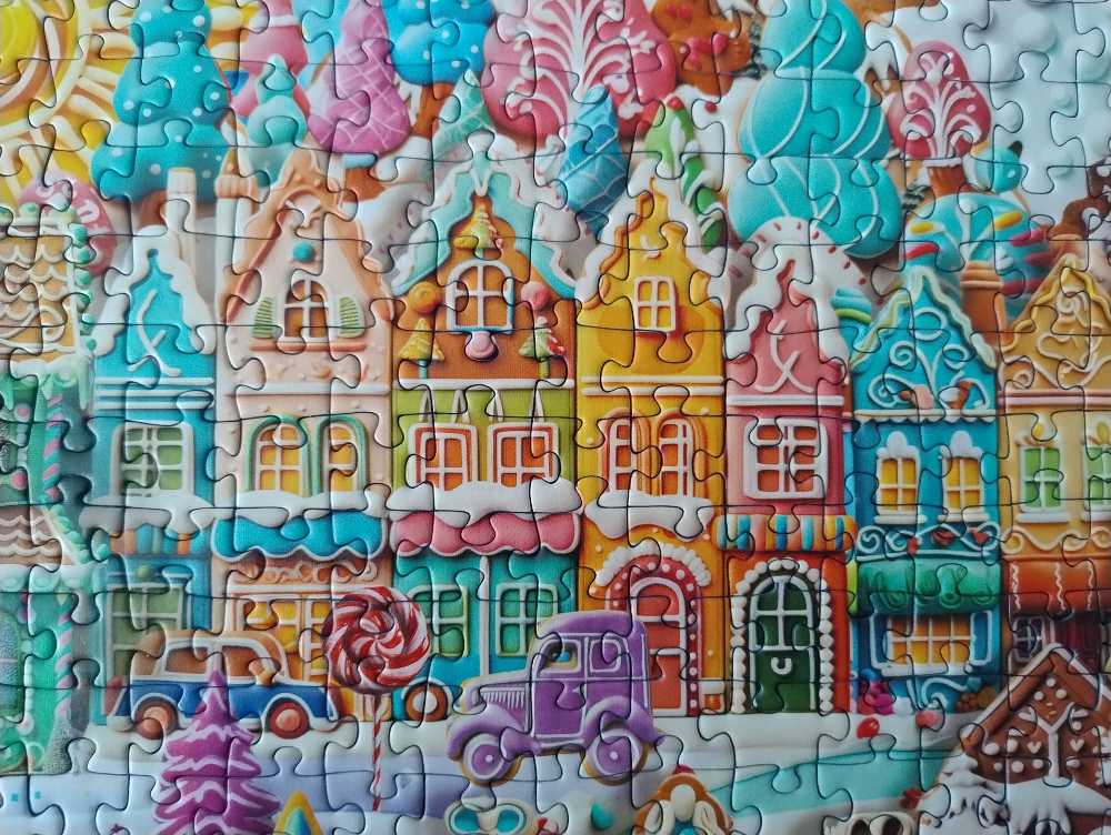 Christmas Cookie Village - Ravensburger puzzle collectible [Barcode 4005555012672] - Main Image 3