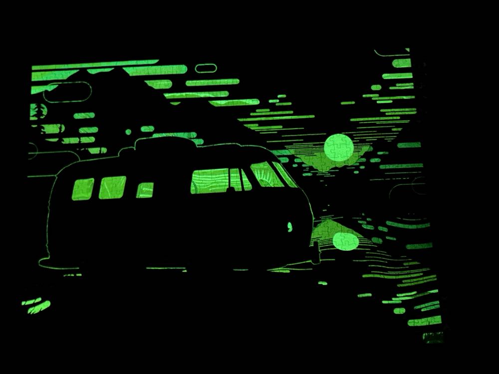 Colorful Camping Glow - Ceaco puzzle collectible [Barcode 021081110358] - Main Image 3