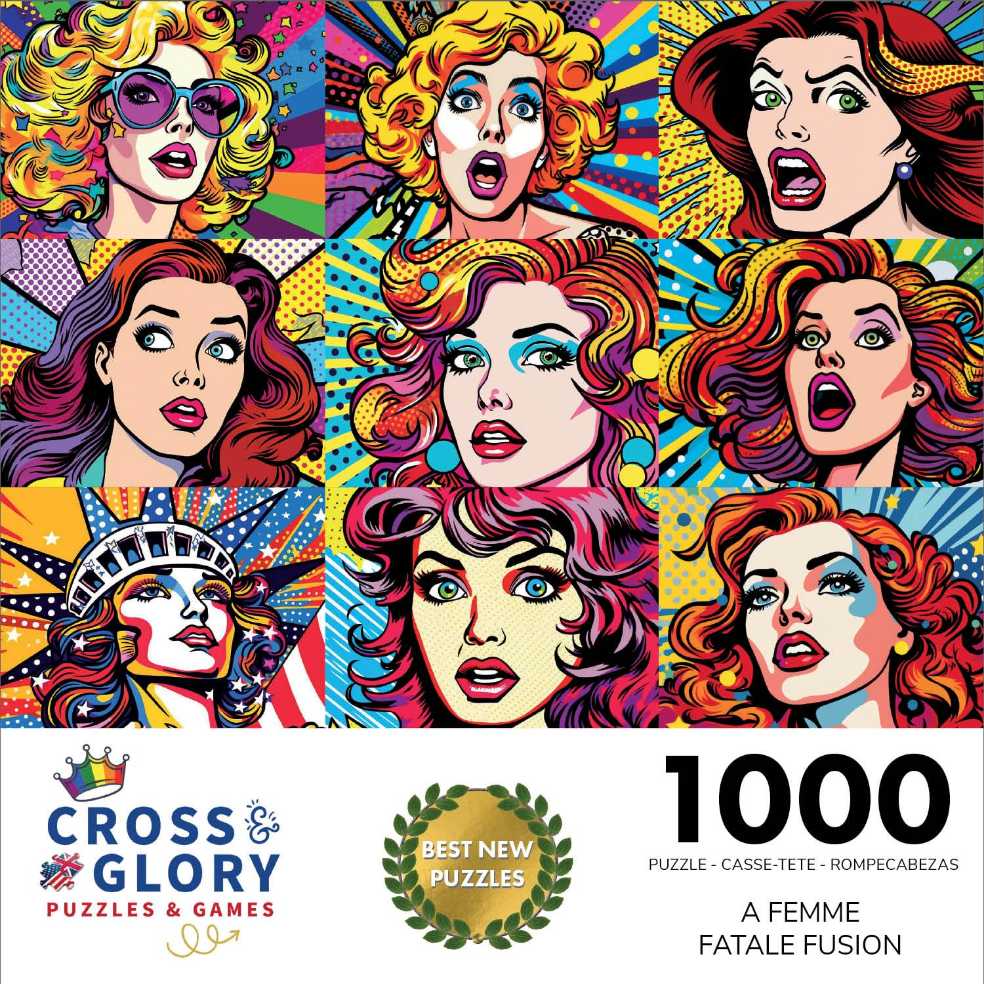 A Femme Fatale Fusion - Cross & Glory puzzle collectible [Barcode 850050598312] - Main Image 2