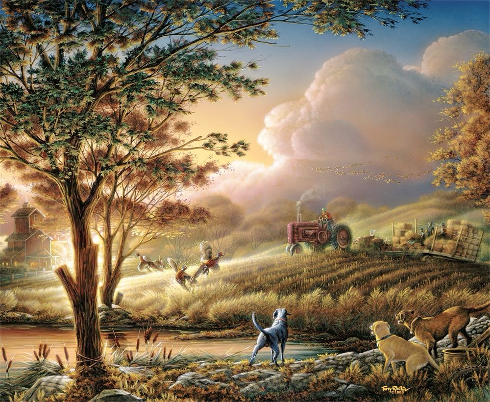 Terry Redlin : Always Alert - White Mountain puzzle collectible [Barcode 724819258864] - Main Image 2