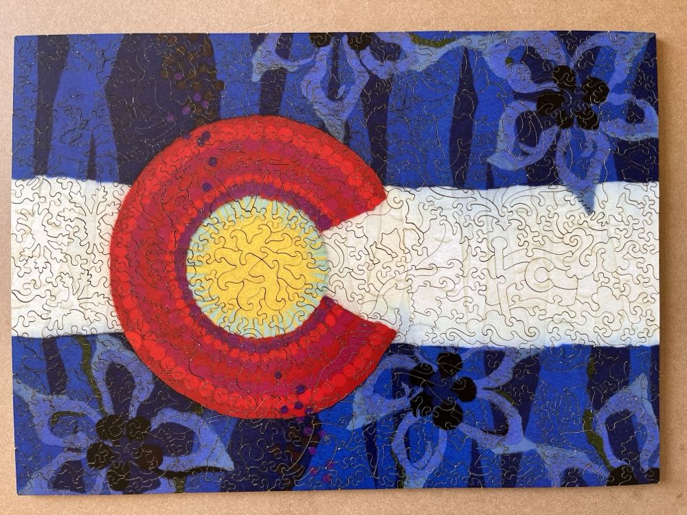 Colorado Flag - Liberty Puzzles 🇺🇸 puzzle collectible - Main Image 2