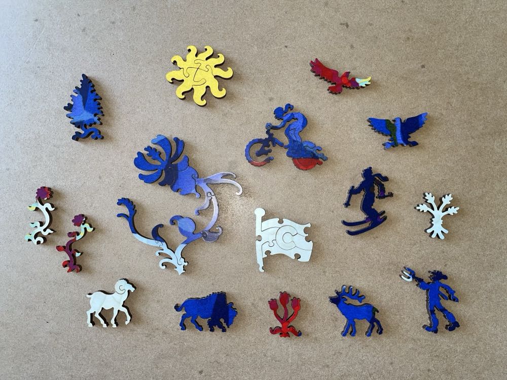 Colorado Flag - Liberty Puzzles 🇺🇸 puzzle collectible - Main Image 4