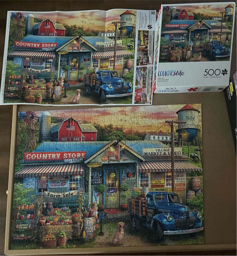 Farm Sale - Buffalo puzzle collectible [Barcode 079346332663] - Main Image 2