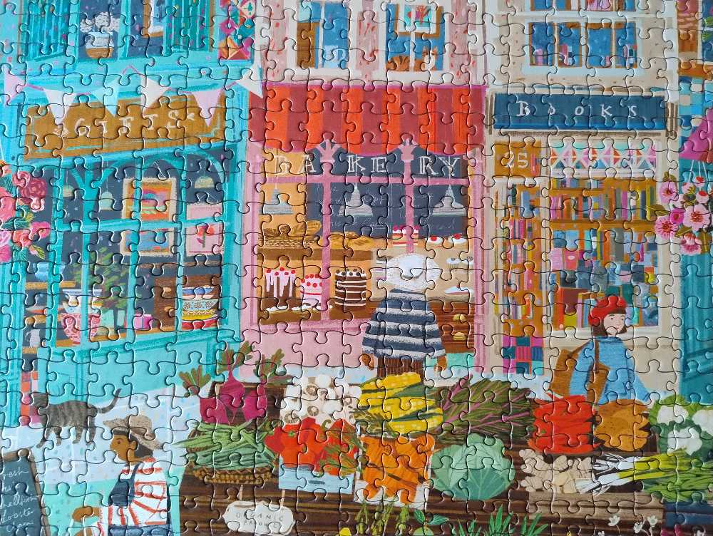 English Green Market - Eeboo puzzle collectible [Barcode 689196515958] - Main Image 4