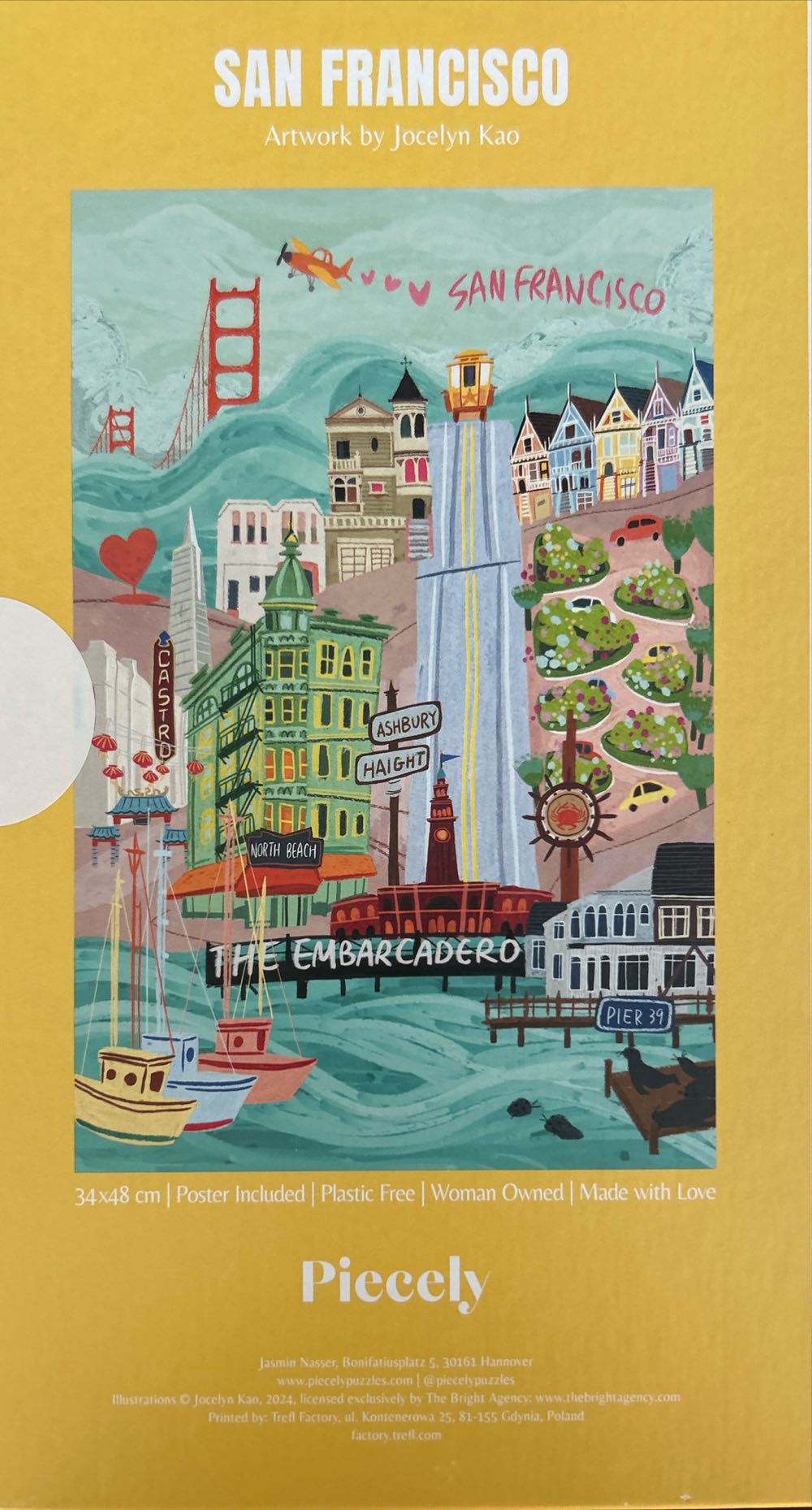 San Francisco- GONE - Piecely Puzzles puzzle collectible [Barcode 4262448770419] - Main Image 2