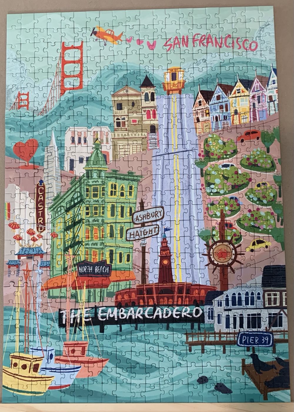 San Francisco- GONE - Piecely Puzzles puzzle collectible [Barcode 4262448770419] - Main Image 3