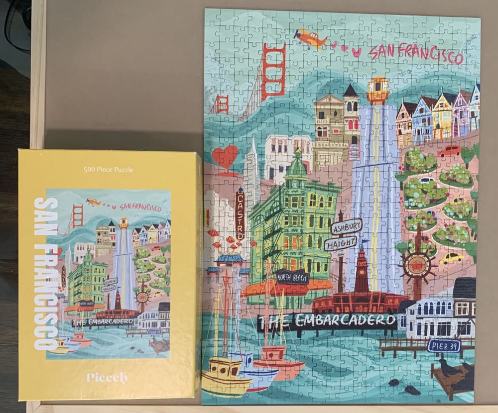 San Francisco- GONE - Piecely Puzzles puzzle collectible [Barcode 4262448770419] - Main Image 4