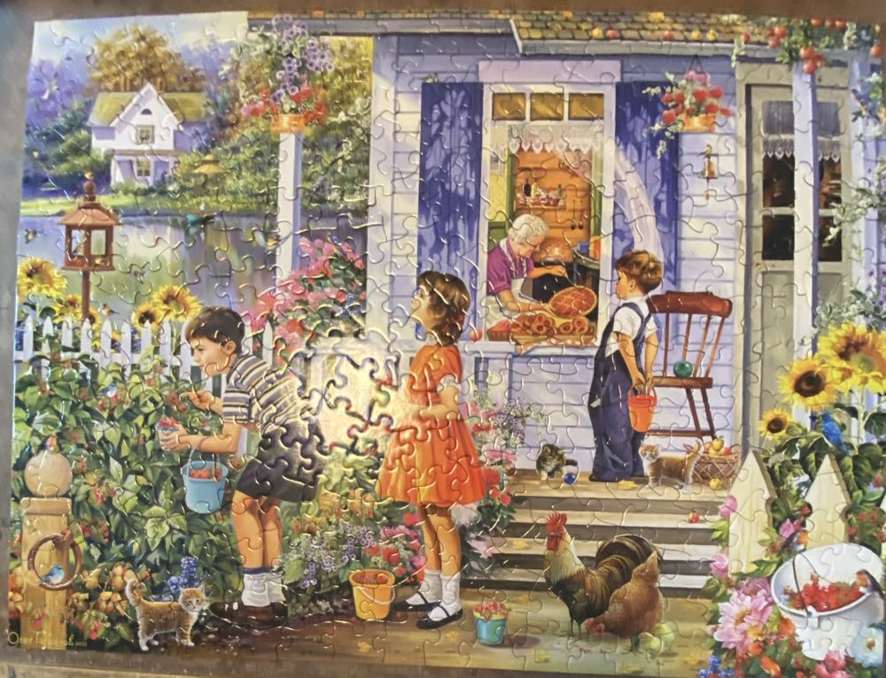 Picking Berries for Grandma’s Pies  puzzle collectible [Barcode 192949074331] - Main Image 3
