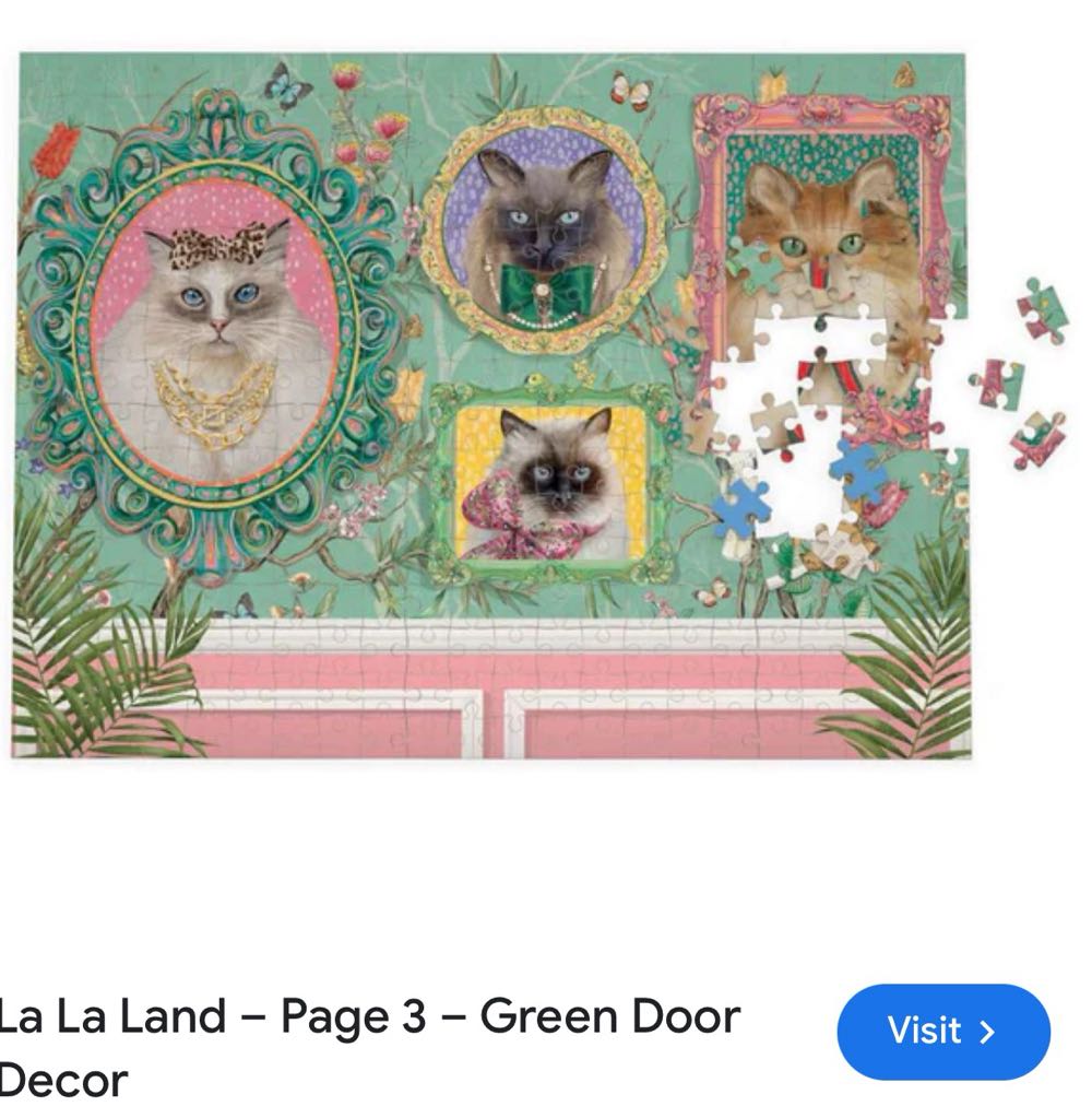 Green Door Decor - La La Land puzzle collectible - Main Image 1