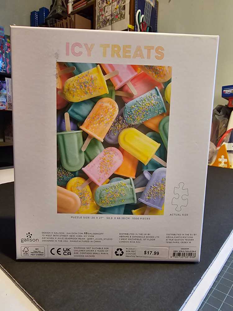 Icy Treats - Galison puzzle collectible [Barcode 9780735381568] - Main Image 2