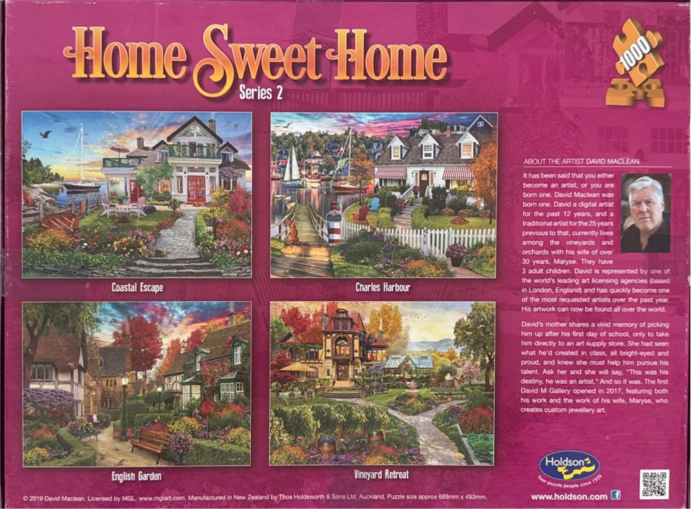 Sweet Home Sweet Home: Coastal Escape 1000pc Jigsaw Holdson 1000pc Jigsaw 2 Gf Health - Holdson puzzle collectible [Barcode 9414131771684] - Main Image 2