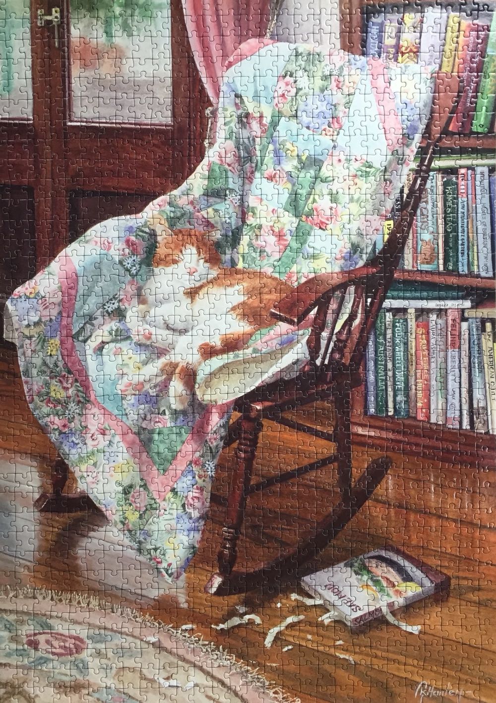 An Appetite For Books - Blue Opal puzzle collectible - Main Image 2