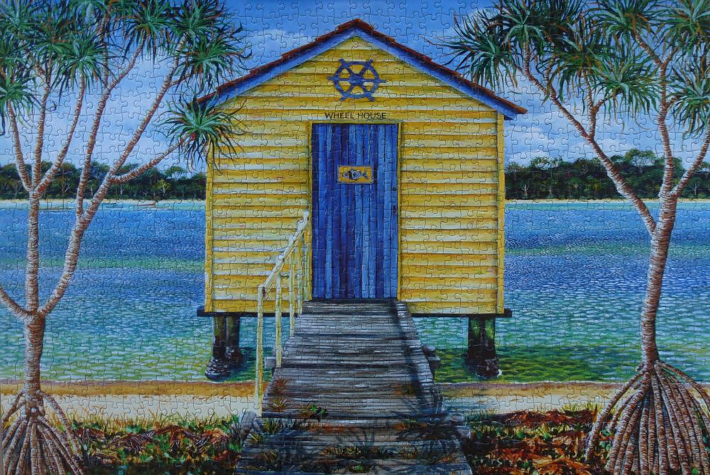 Boathouse Wheel House - Blue Opal puzzle collectible - Main Image 2
