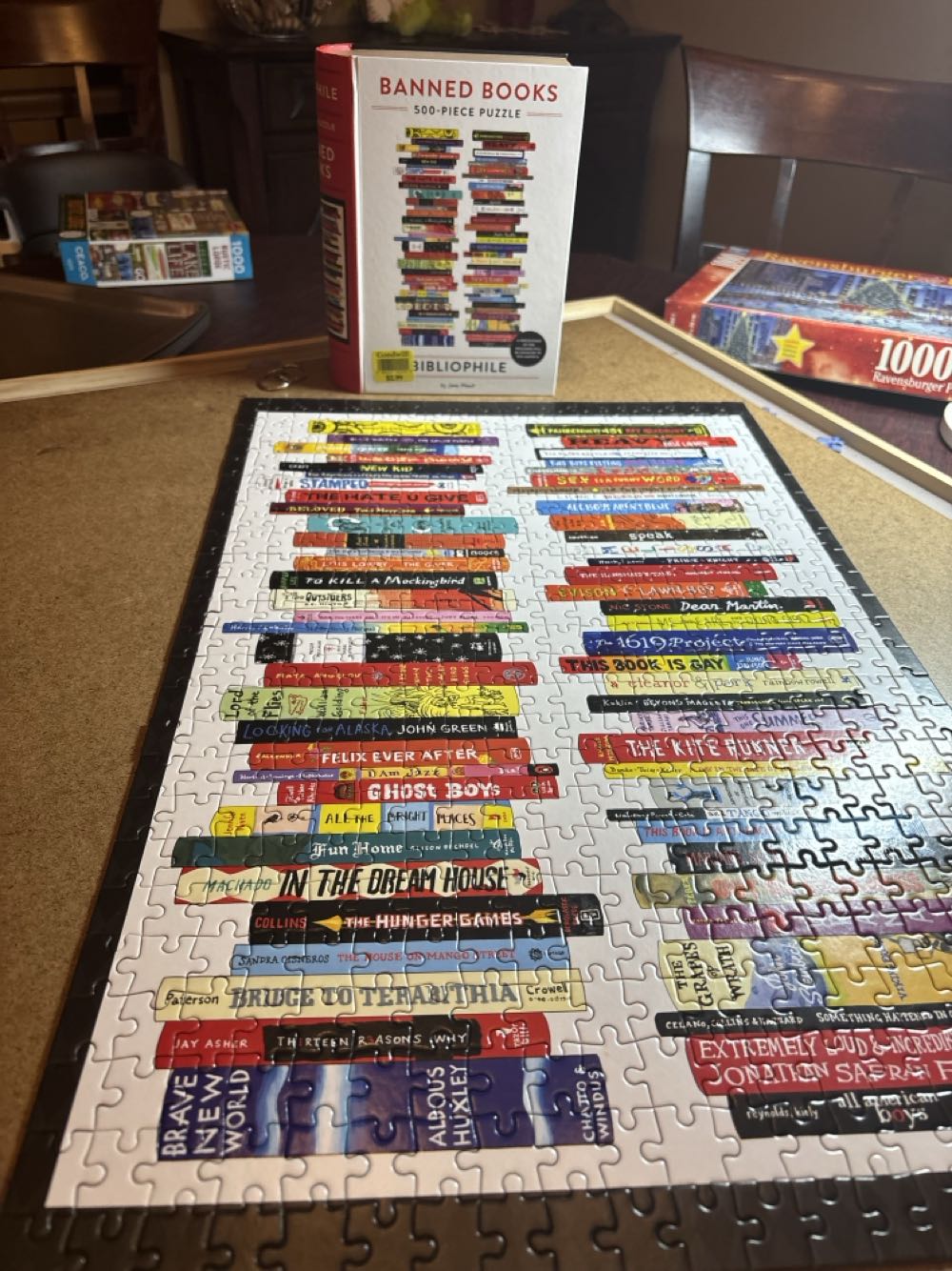 Bibliophile Banned Books - Chronicle Books puzzle collectible [Barcode 9781797225142] - Main Image 2