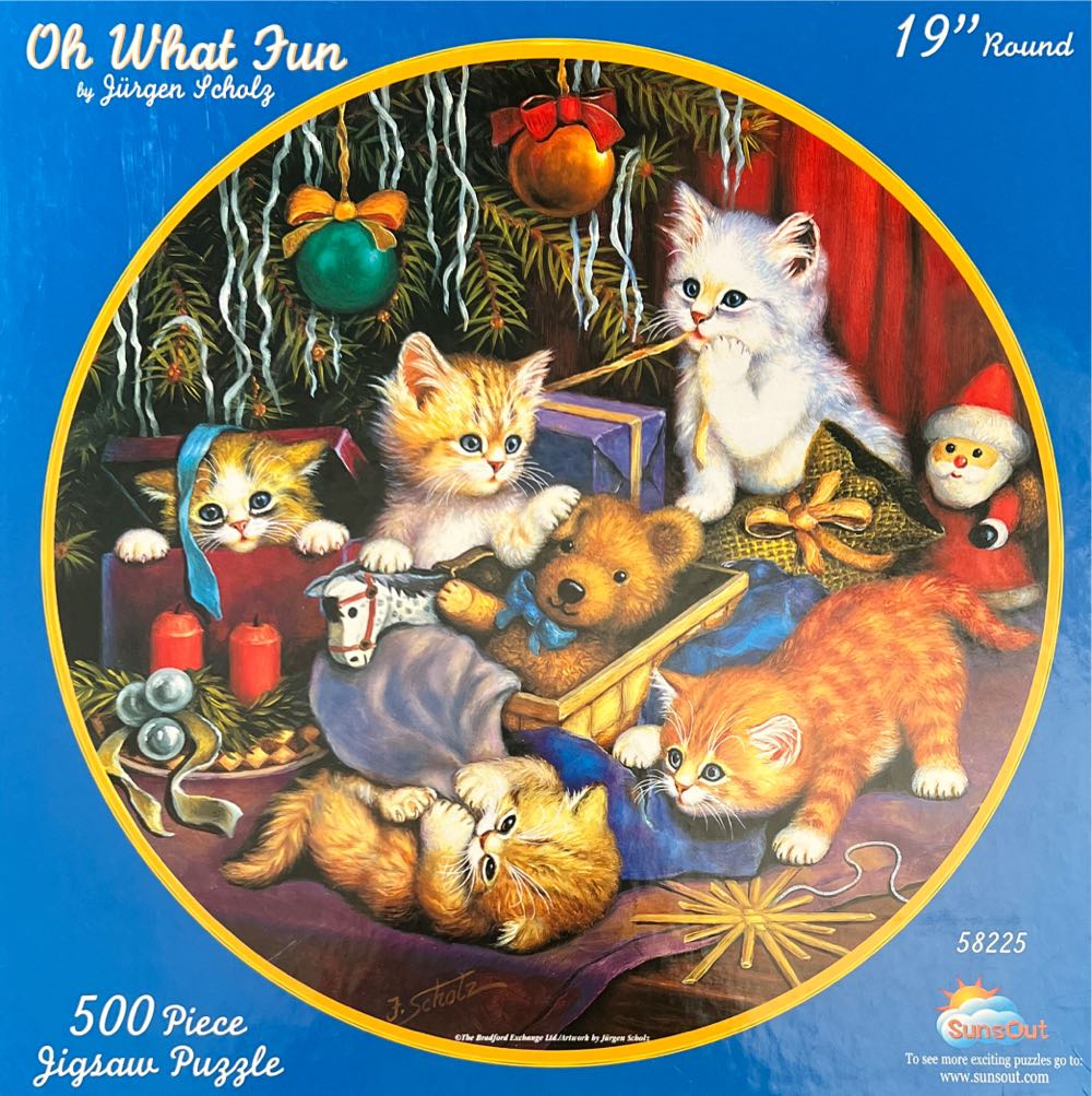 Oh What Fun - SunsOut puzzle collectible - Main Image 2