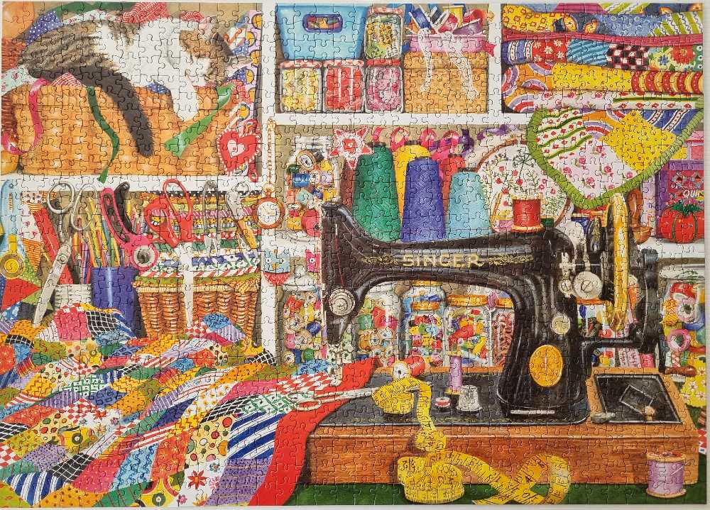 Artistic Flair - Quilt and Sew - Holdson puzzle collectible [Barcode 9414131775064] - Main Image 3