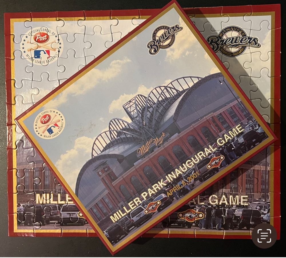 Miller Park Inaugural Game - 262, 10/13/22  puzzle collectible - Main Image 4