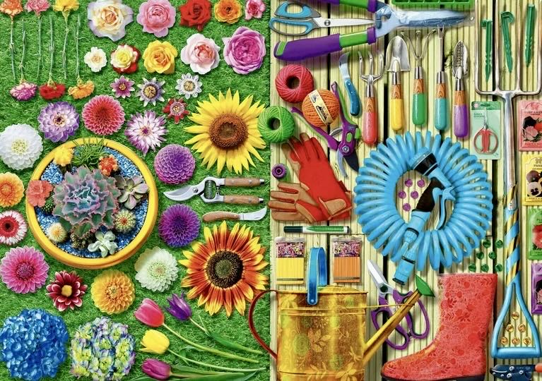 Do It Yourself : In the Garden - Ravensburger puzzle collectible [Barcode 4005556161928] - Main Image 2