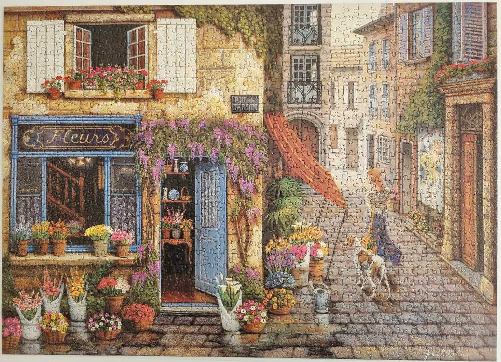 John O’Brien Gallerie - The Flower Shop - Holdson puzzle collectible [Barcode 9414131083619] - Main Image 3