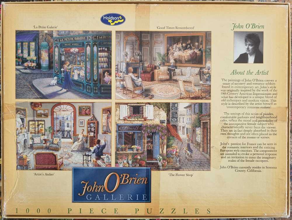 John O’Brien Gallerie - The Flower Shop - Holdson puzzle collectible [Barcode 9414131083619] - Main Image 4
