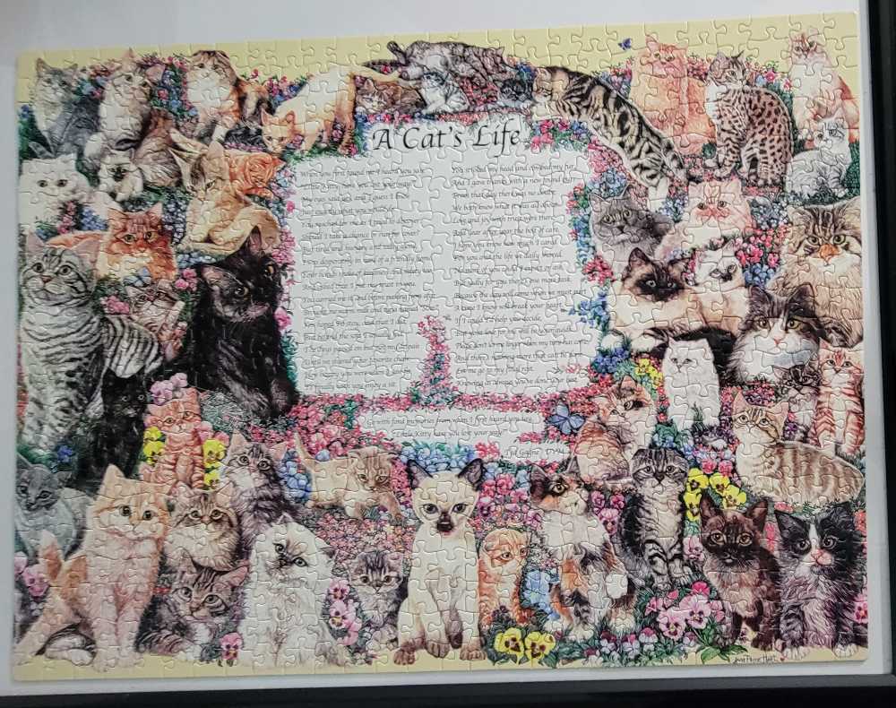 A Cat’s Life - Master Pieces 🇺🇸 puzzle collectible [Barcode 705988609916] - Main Image 2