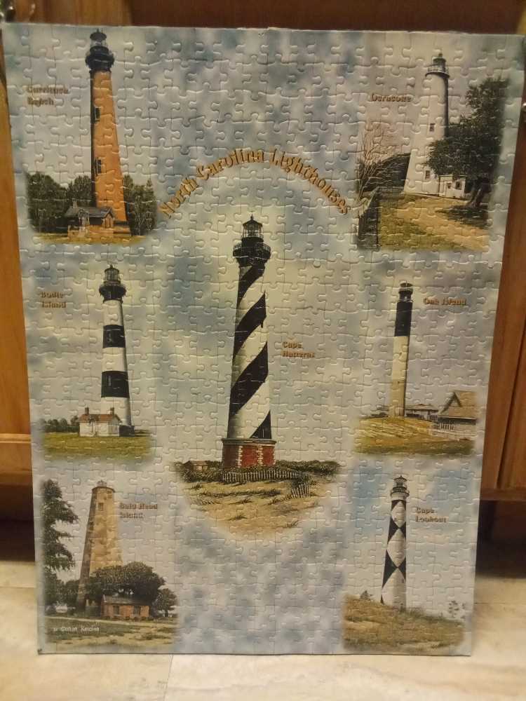 North Carolina Lighthouses  - Heritage Puzzles puzzle collectible - Main Image 2