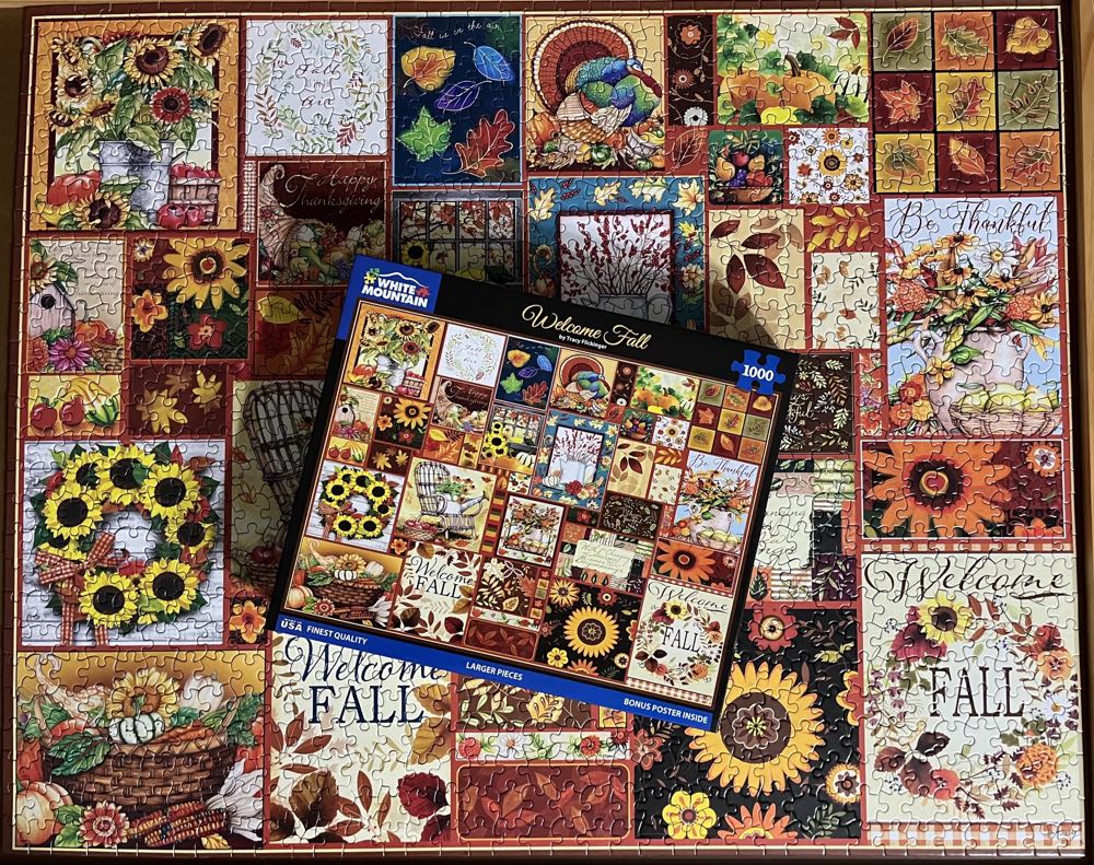 Welcome Fall - White Mountain puzzle collectible [Barcode 724819267750] - Main Image 3