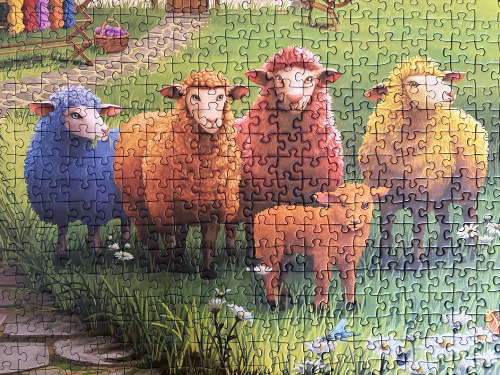The Happy Sheep Yarn Shop - Ravensburger puzzle collectible [Barcode 4005555004141] - Main Image 3