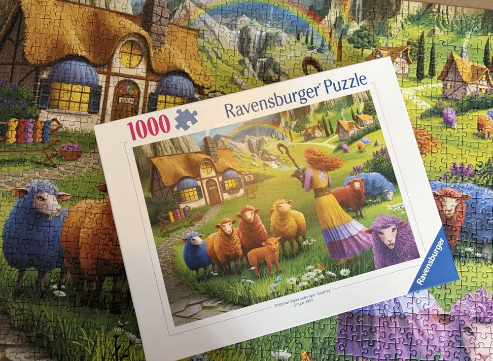 The Happy Sheep Yarn Shop - Ravensburger puzzle collectible [Barcode 4005555004141] - Main Image 4