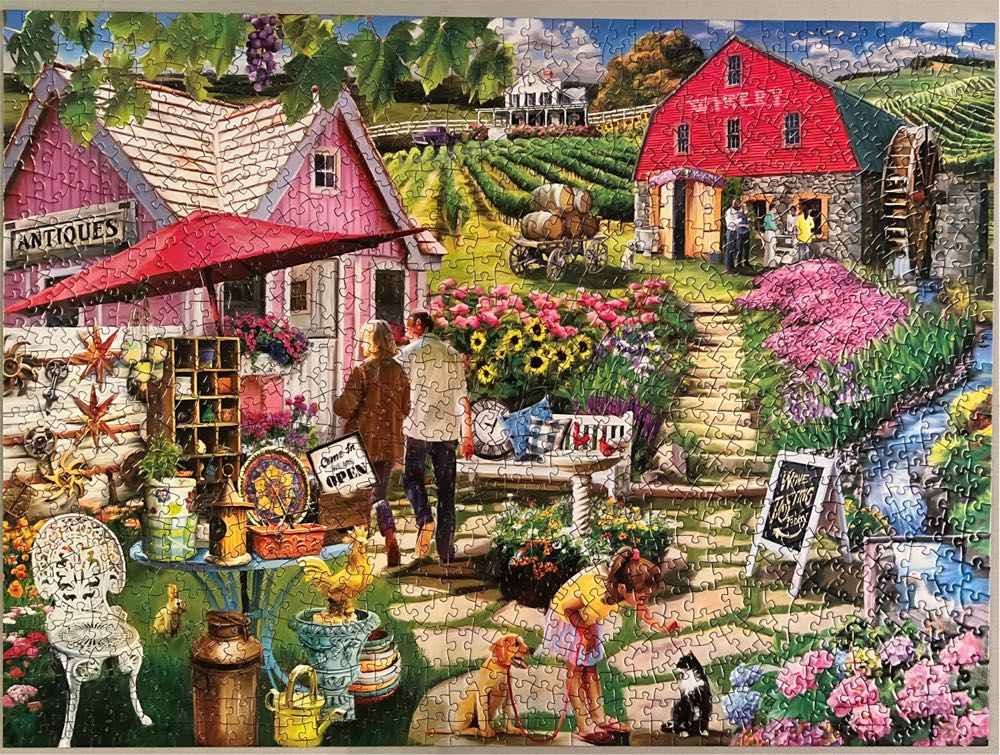 Stone Mill Vineyards - MasterPieces puzzle collectible [Barcode 705988624995] - Main Image 2
