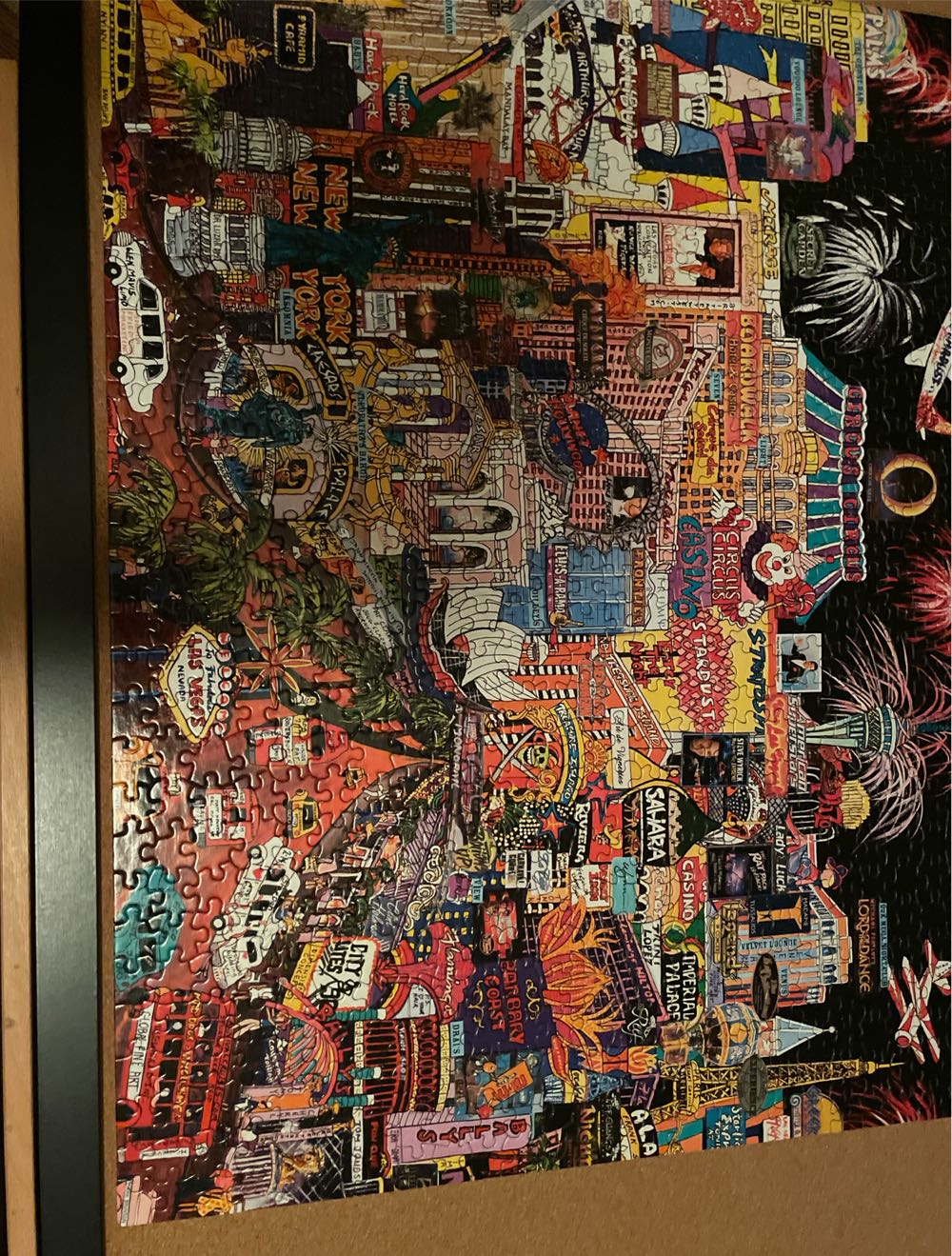 Las Vegas Gold - City Lights - Ceaco puzzle collectible [Barcode 9781934232057] - Main Image 2