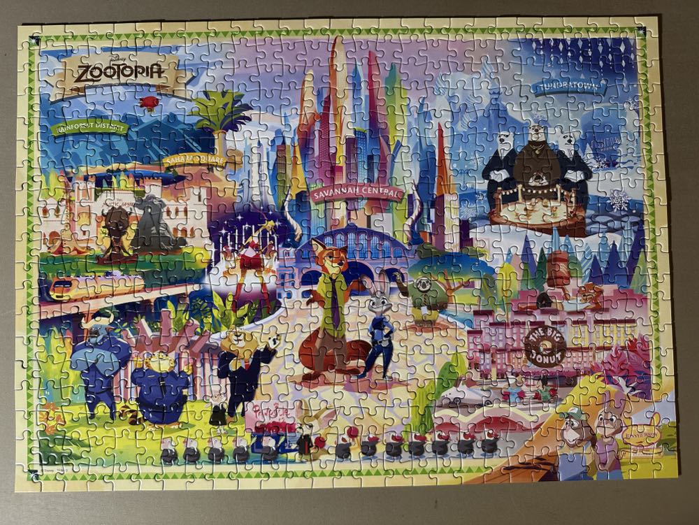 Welcome to Zootopia - Tenyo puzzle collectible [Barcode 4905823936450] - Main Image 2