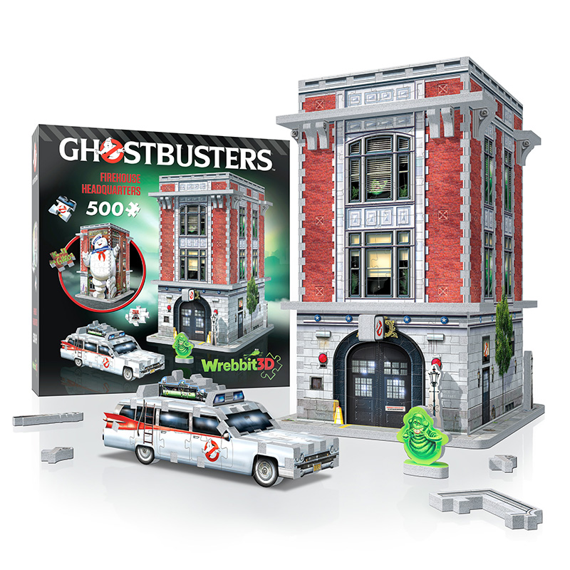 Ghostbusters Firehouse Headquarters - Wrebbit Puzzle 3D puzzle collectible [Barcode 665541010187] - Main Image 3