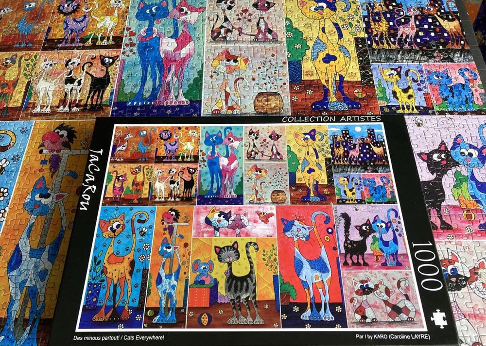 Cats Everywhere - JaCaRou puzzle collectible - Main Image 2
