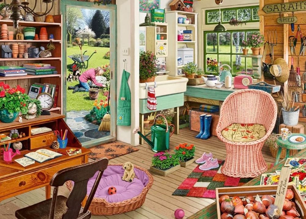 My Haven 8 : The Gardener’s Shed • - Ravensburger puzzle collectible [Barcode 4005556167678] - Main Image 2