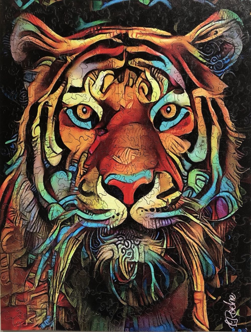 Tiger Wooden Puzzle  puzzle collectible - Main Image 2