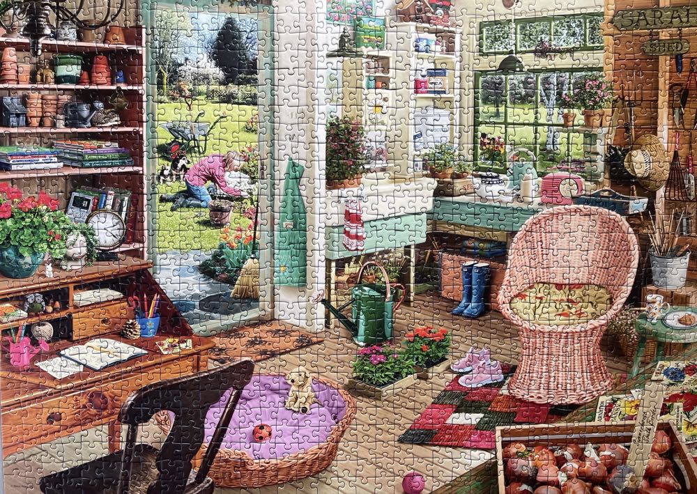 The Gardeners Shed - Ravensburger puzzle collectible - Main Image 2