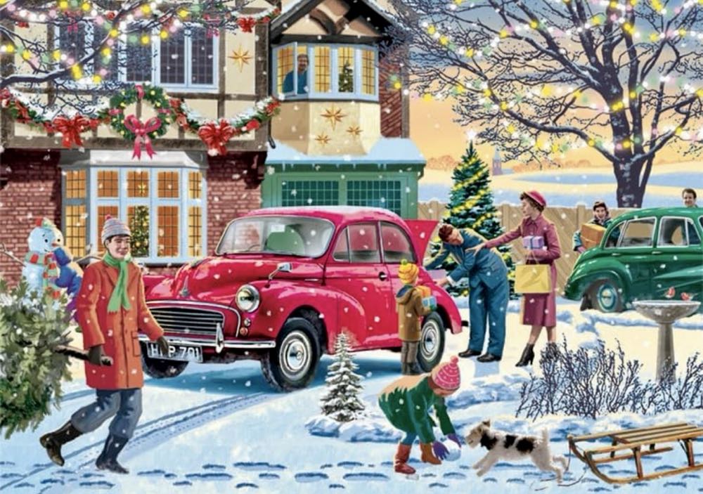 Family Time at Christmas 4-pack - Falcon de luxe puzzle collectible - Main Image 2