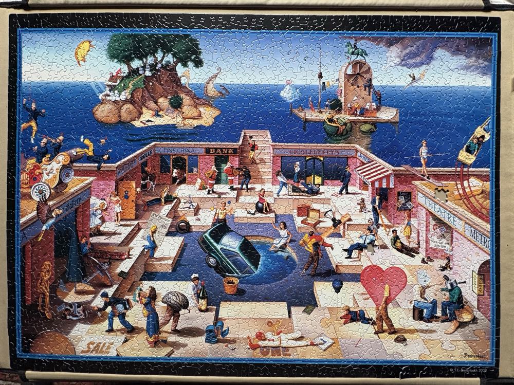 Z - Ultimate Proverbidioms (Retired From Circulation) - SunsOut puzzle collectible - Main Image 2