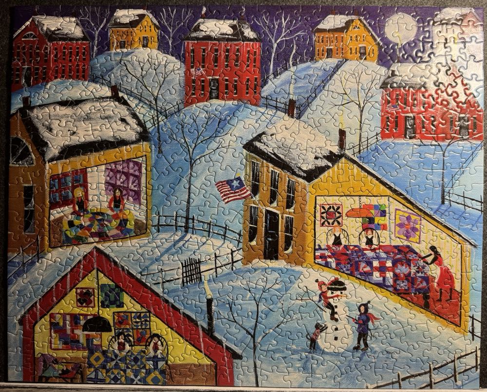 Quilting ??? -  Bits and Pieces puzzle collectible [Barcode 704812458577] - Main Image 2