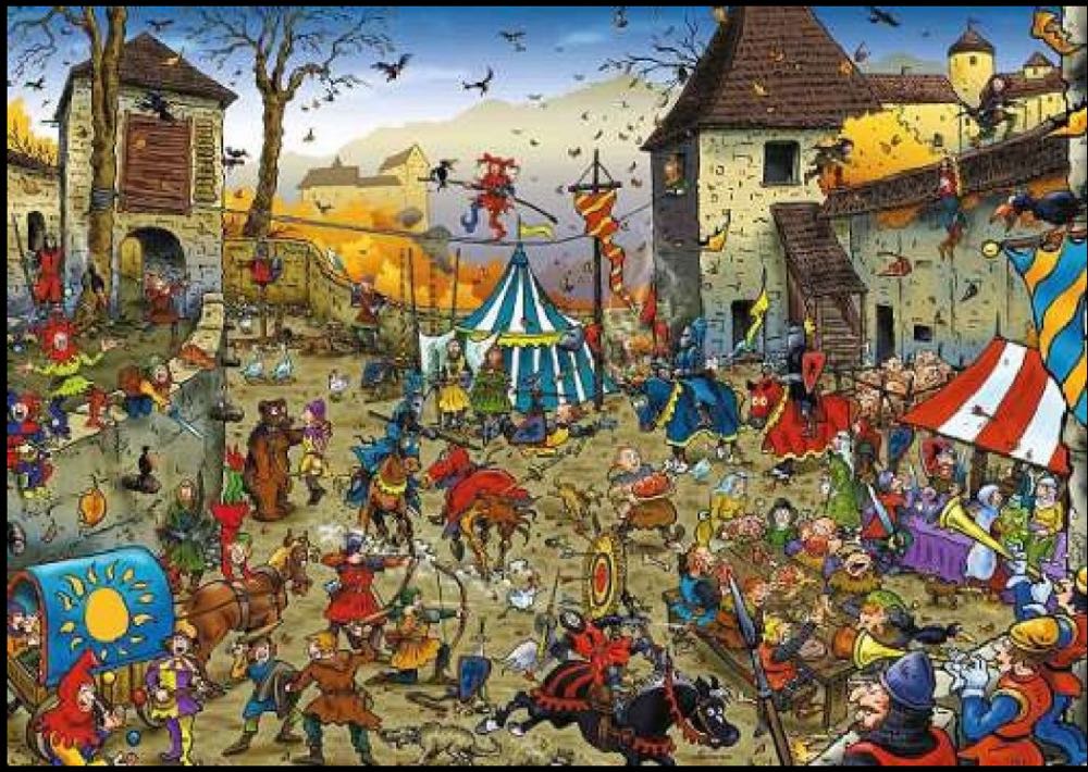 Middle Ages (Karli Burns)  (Ewelina Messenger) - Heye Puzzle puzzle collectible [Barcode 4001689292928] - Main Image 2