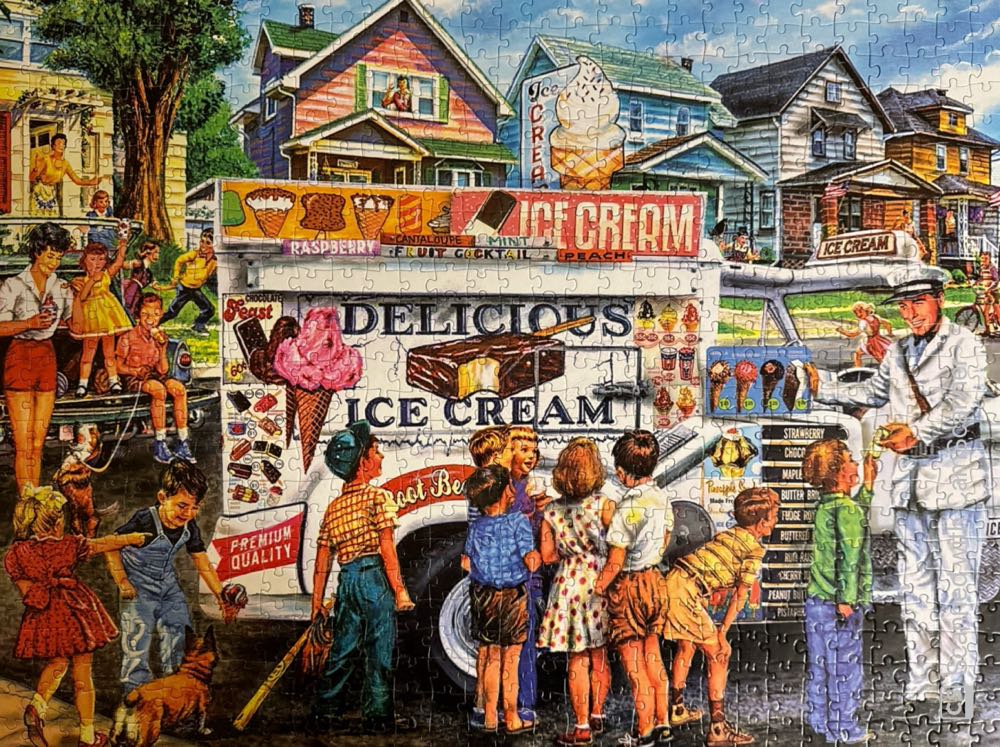 Ice Cream Truck Day BAC - RoseArt puzzle collectible [Barcode 4895145433211] - Main Image 4